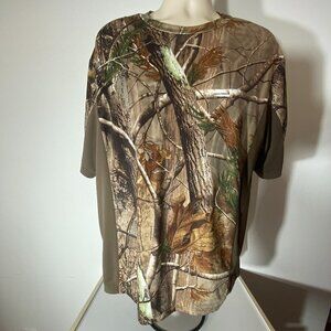 Men's REALTREE Camo Short Sleeve Crew Neck Shirt - Size XL